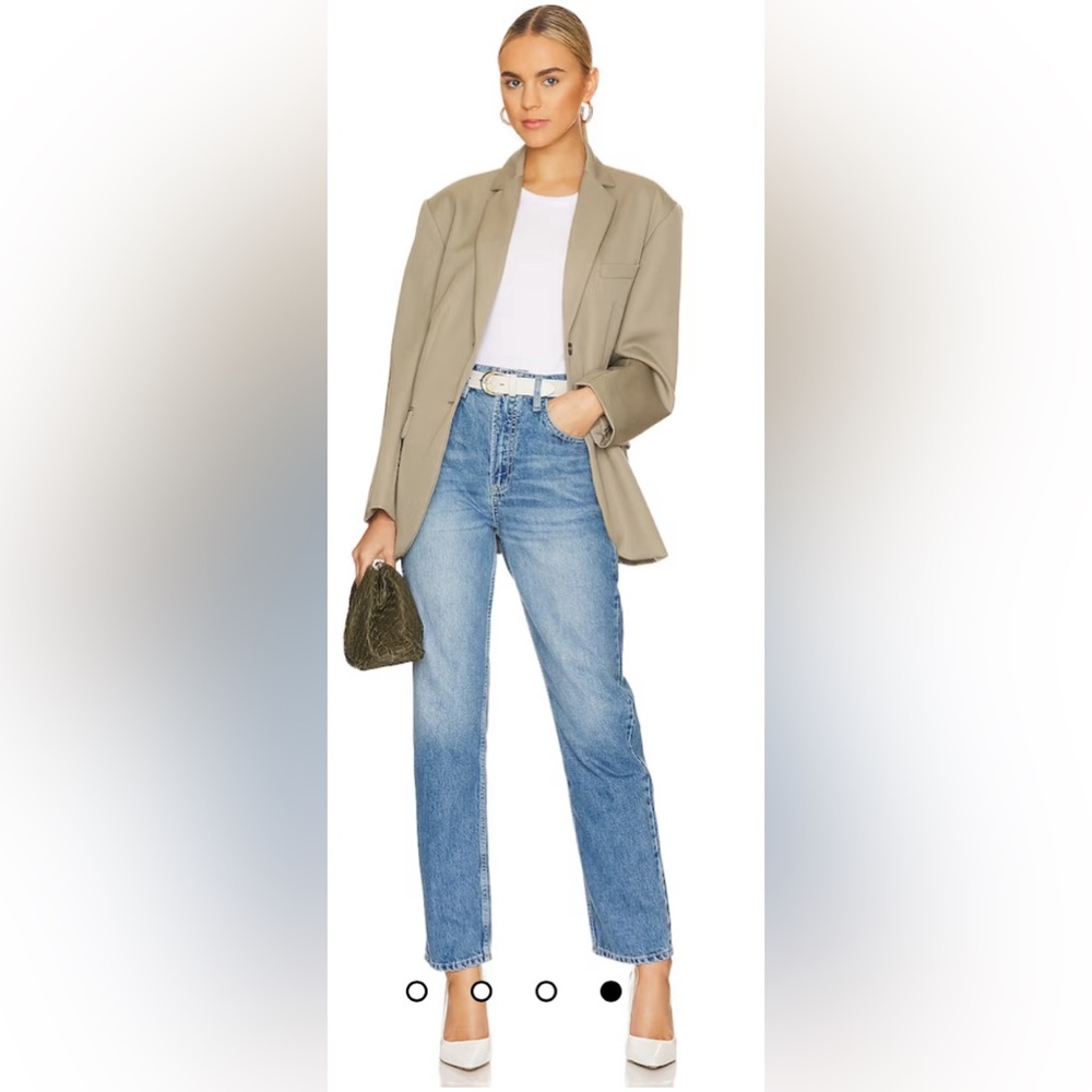 Frame Le High 'n' Tight Straight Blue Jeans Size 24 NWT